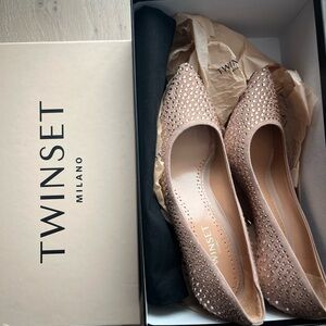 NWT TwinSet Studded Heels